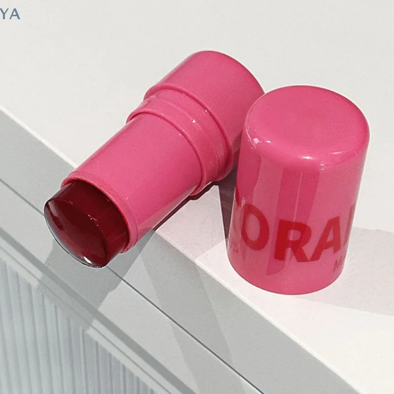 

[YA]HERORANGE Jelly Blush Stick Brighten Cheek Rouge Dual Use Of Lips And Cheeks Blusher Waterproof Lasting Red Tint Cheek Color
