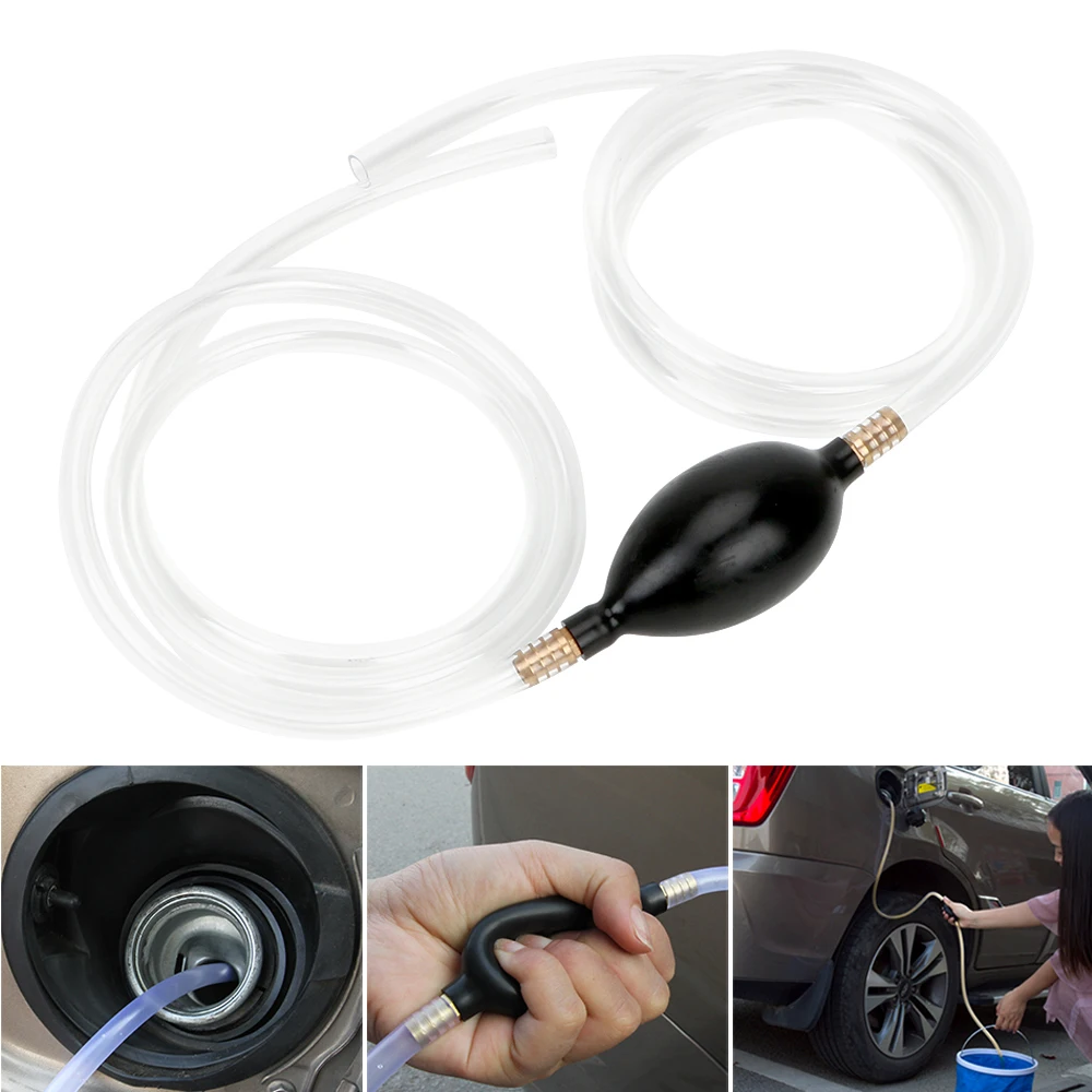 

Fuel Saver Автомобильный топливный газовый насос Водяной насос для перекачки масла Бензин Дизель Жидкость Ручной насос Сифон Труба из ПВХ