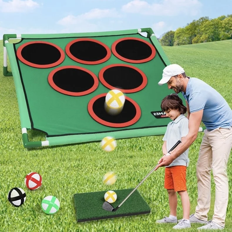 Kids Velcro Golf Set 3-in-1 Parent-Child Interactive Sports Toy for Indoor Outdoor Play outdoor games toy sports