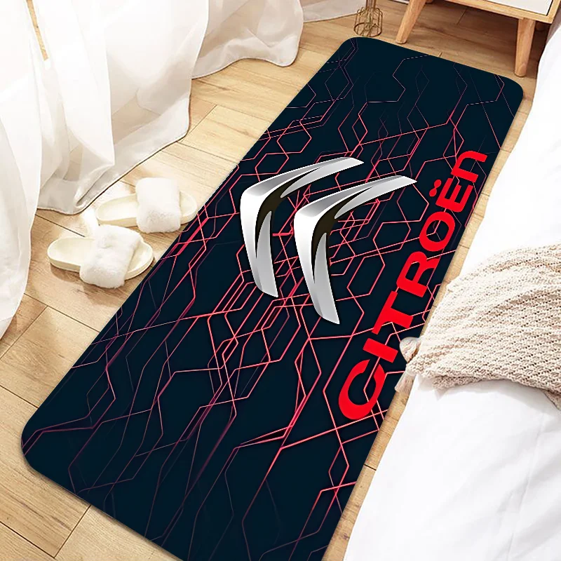 

Luxury France Car Citroens Door Mat Entrance Non-slip Doormat Washable Kitchen Carpet Living Room Hallway Rugs Bathroom Bath Doo