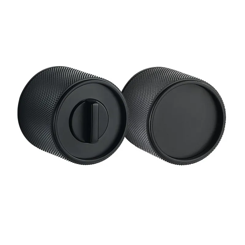 Ecological magnetic bedroom round handle room door lock, eccentric single tongue room magnetic silent door lock