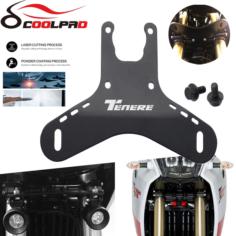 

For YAMAHA Tenere 700 T700 XTZ 700 T7 Rally 2019 2020 2021 2022 2023 Motorcycle Fog Lights Auxiliary Light Bracket Driving Lamp
