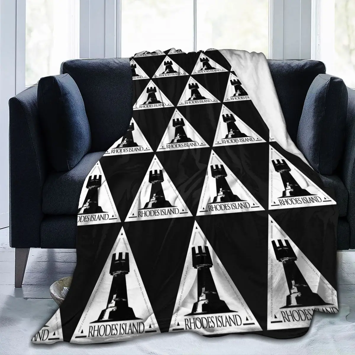 

Одеяло с эмблемой остров Arknights Rhodes, флисовое одеяло для дивана, легкое одеяло для дивана, постельные принадлежности, уличные пледы, покрывало, одеяло