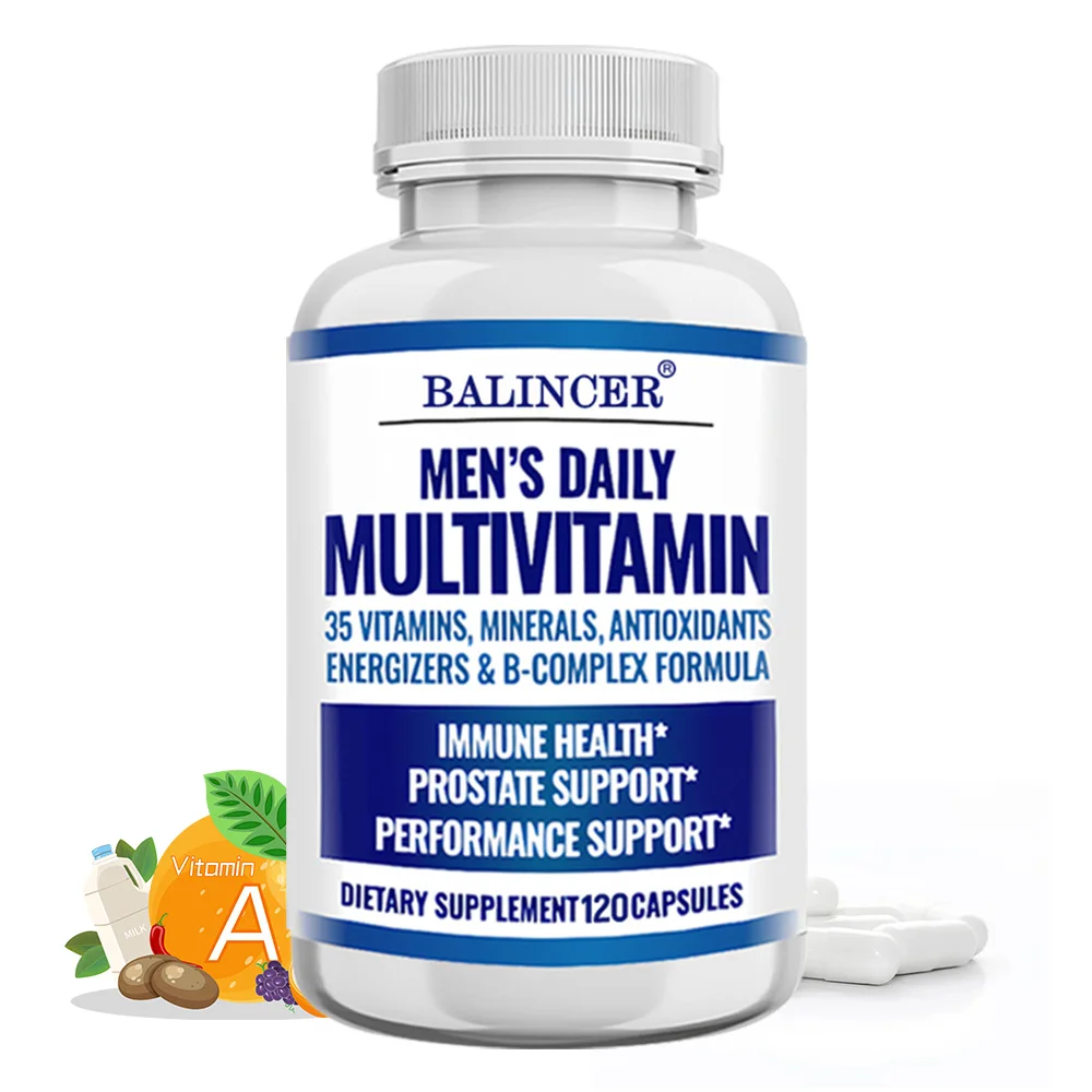 

Multivitamin for Men, Multivitamins & Multiminerals Capsules with Vitamin B12, A, D, C, Zinc, Magnesium, Bone, Energy & Immunity