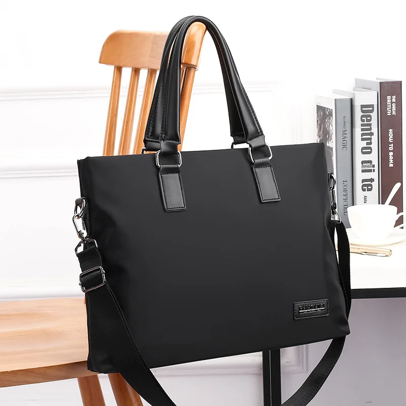 Oxford cloth waterproof men's handbag Business briefcase Large capacity 14 