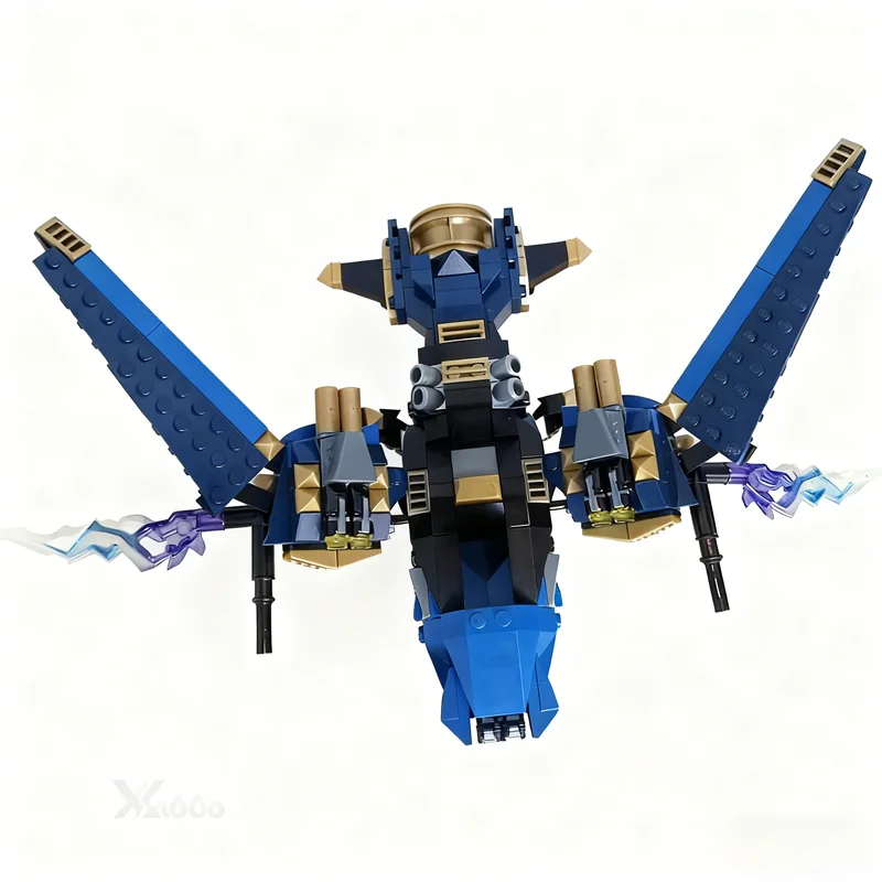 667pcs MOC Rogue S Shatterspin Lightning Hawk Ninjago Model Building Blocks Construction Christmas Gift Toys Idea Brick Kids