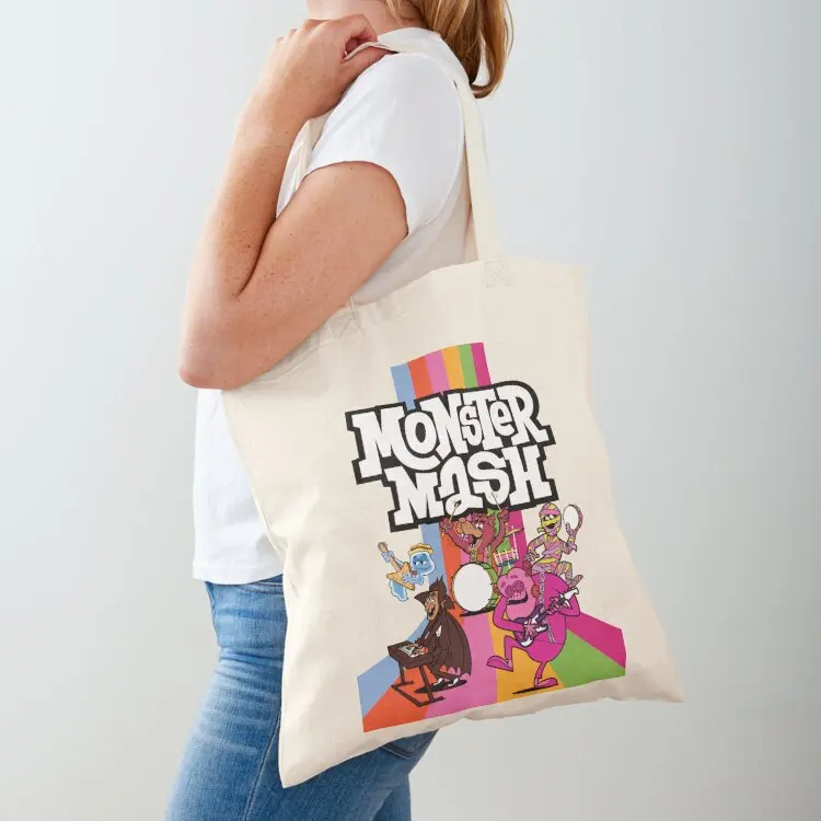 

Monster Mash Cereal Tote Bag the tote bag reusable grocery bags shopper bags for women supermarket folding bag