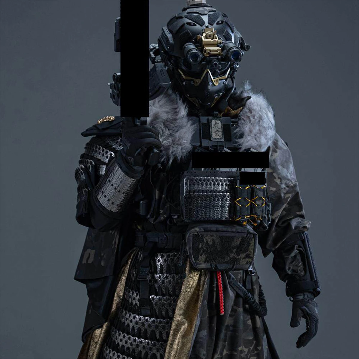 Call of Duty Cosplay Full Tactical Costume Set Fast Airsoft Helmet Kit Snowstorm at Yumen Pass Armor for Role Play Movie Props