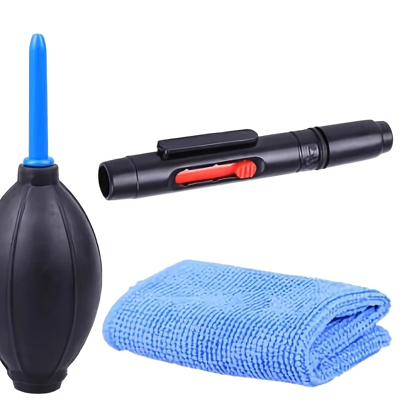 طقم تنظيف للعدسات والكاميرا ، عدة منفاخ الغبار ، منظف الغبار ، قماش القلم ، نفخ الغاز ، فرشاة تنظيف لسوني كانون ، فوجي ، نيكون ، التلفزيون ، لوحة المفاتيح ، التلفزيون ، 3 في 1 #2