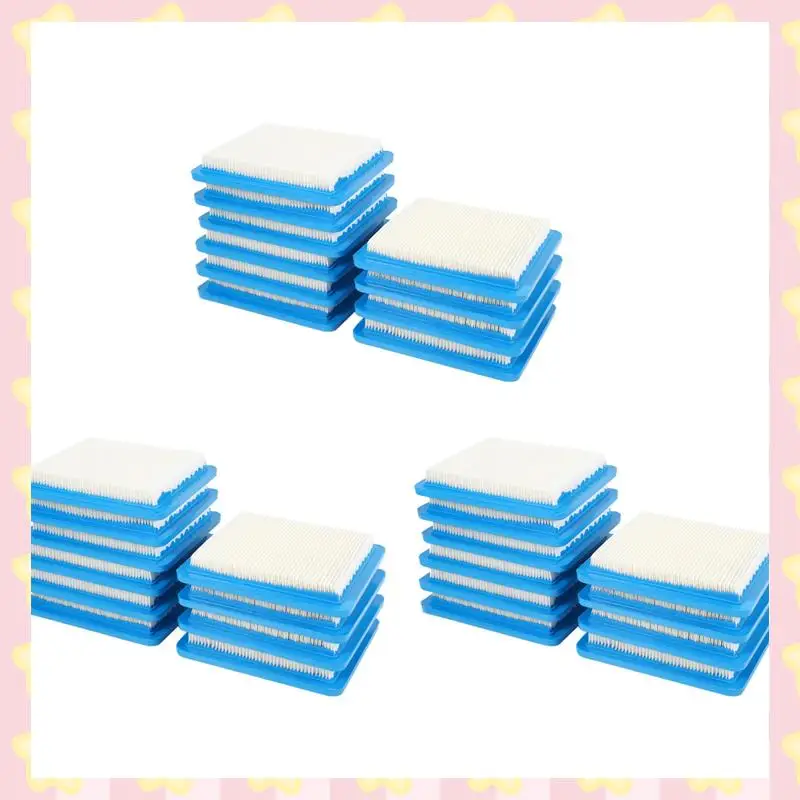 

AB51 30 шт. 491588S замена воздушного фильтра для Briggs Stratton 491588 4915885 плоский картридж воздухоочистителя фильтр для газонокосилки