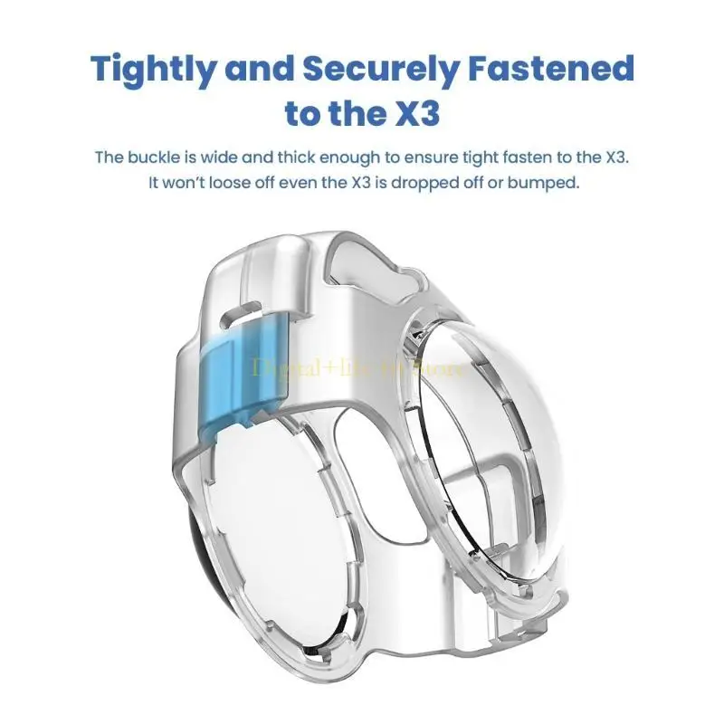 E06D PC Lens Guard Clear Caps Caps Dustproof Lens Shield لـ 360 × 3 كاميرا رياضية
