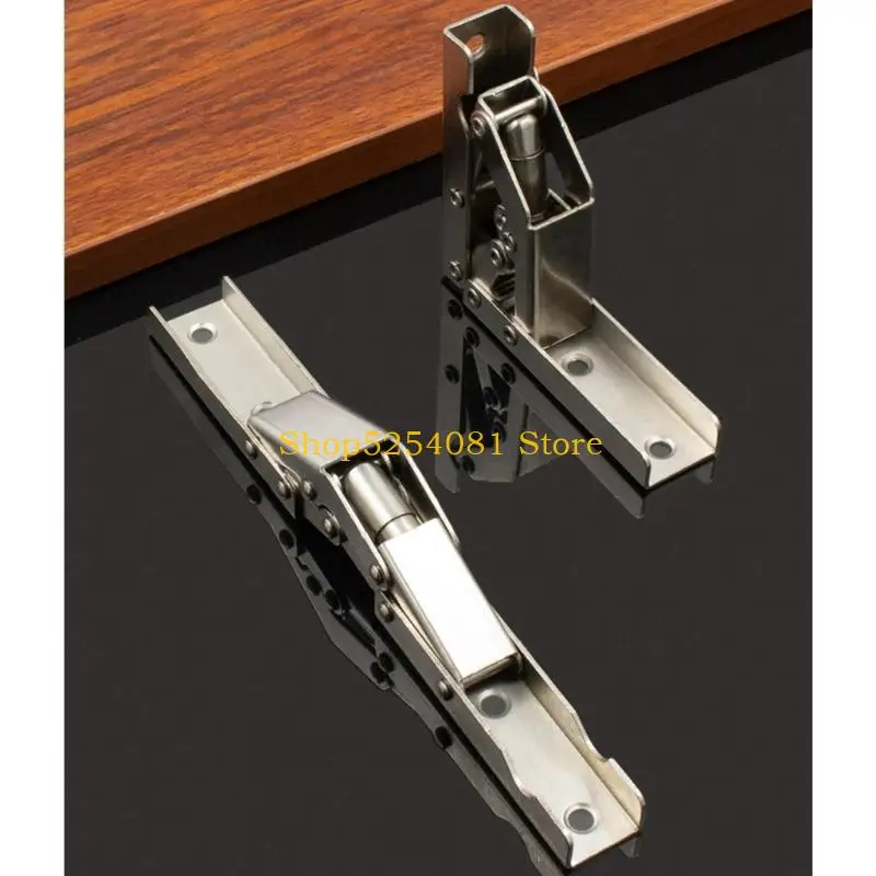 AXYC 2PCS Self-Locking Folding Hinges 90 Degree Cabinet Shelf Hinges Table Legs Bracket for Table Work Benchs Enduring