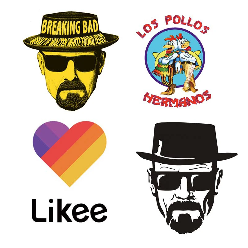 Breaking Bad Car Sticker Chicken Brothers Los Pollos Hermanos Decals Vinyl Dirt Bike Motorcycle Fridge Laptop Mug Stickers