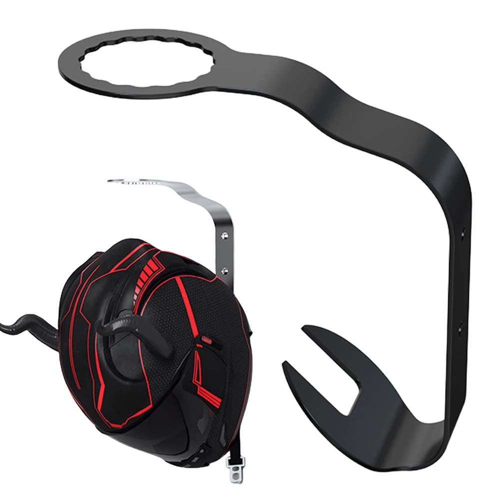 

Motorcycle Helmet Hook Rack Wall Mount Hook Motorcycle Helmet Holder Helmet Hanger for Motorcycle Bike Baseball Football Helmet