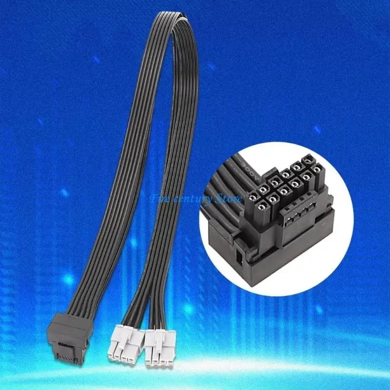

J6PA 12VHPWR Power Cable от 12 до двух мужского шнура 8PIN для кабеля сплиттера графической карты