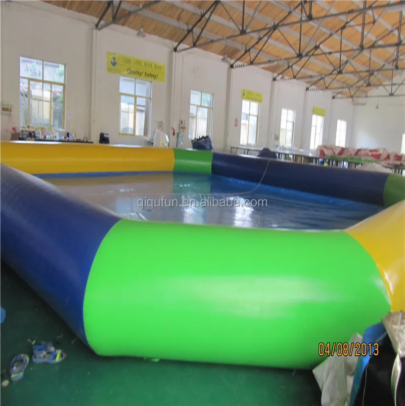 Kommerzielles aufblasbares Schwimmbad, werkseitig geliefert für den Außenbereich und den Innenbereich