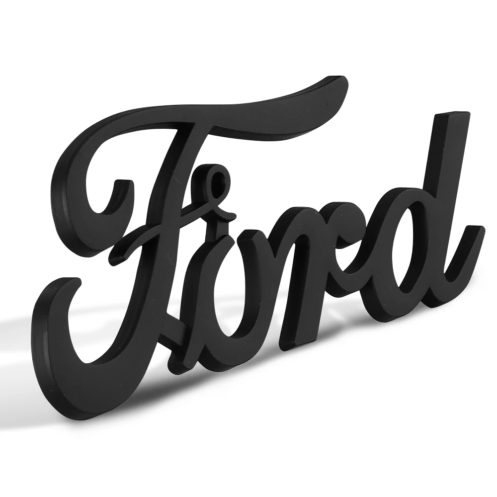 Car ABS Trunk Letter Emblem Sticker Decor Styling Accessories For Ford Focus Mk2 MK3 MK7 MK4 Fiesta Ranger Mustang Explorer GTD view 5