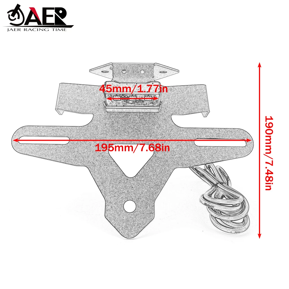 دراجة نارية تسجيل لوحة حامل الحاجز مزيل رخصة قوس ل انتصار شارع الثلاثي 765R 765RS 2020-2025 2024 2023 #6