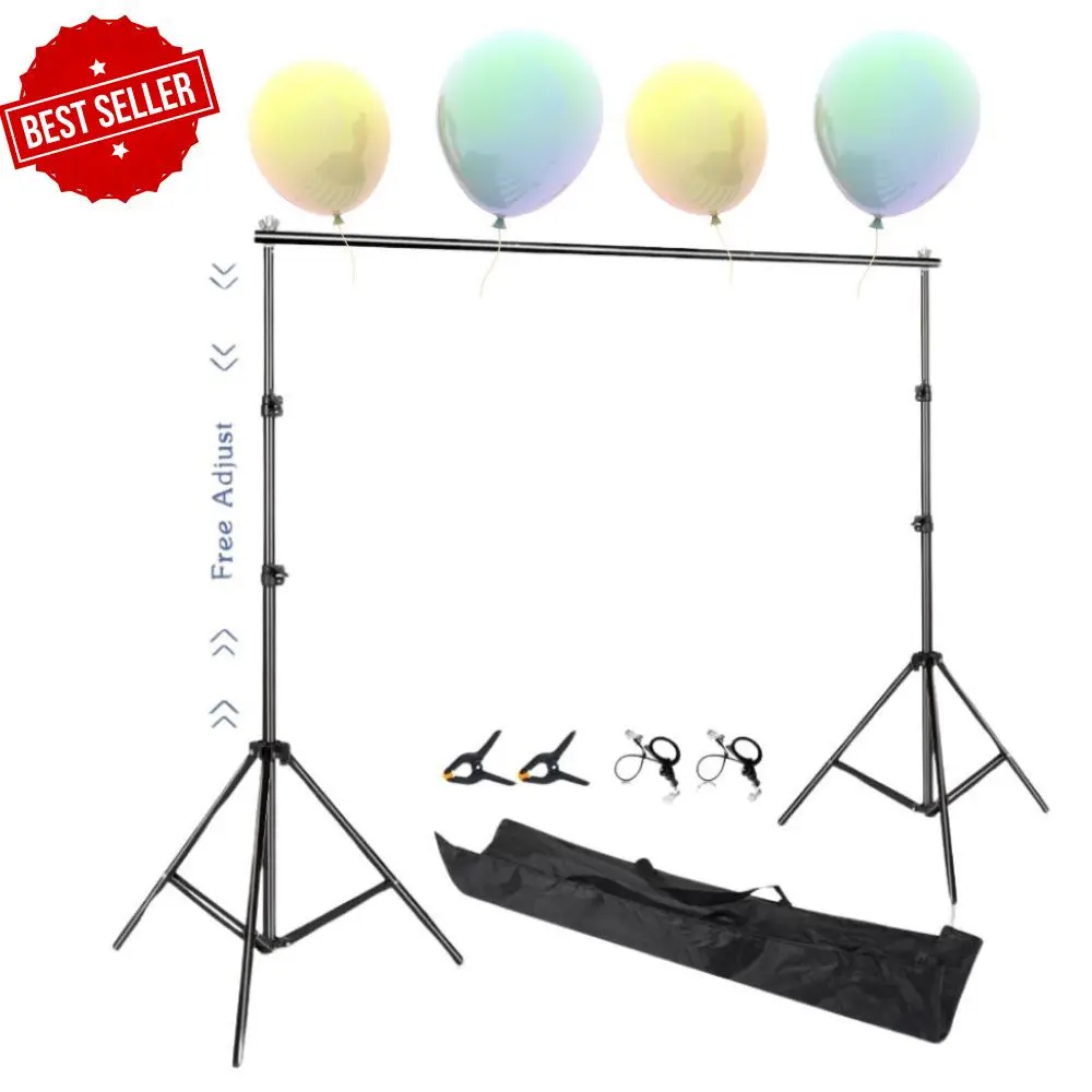 Backdrop Stand Photo Background Support Studio Light Tripod Photography Green Screen Backdrops Birthday ChromaKey Weight Bags