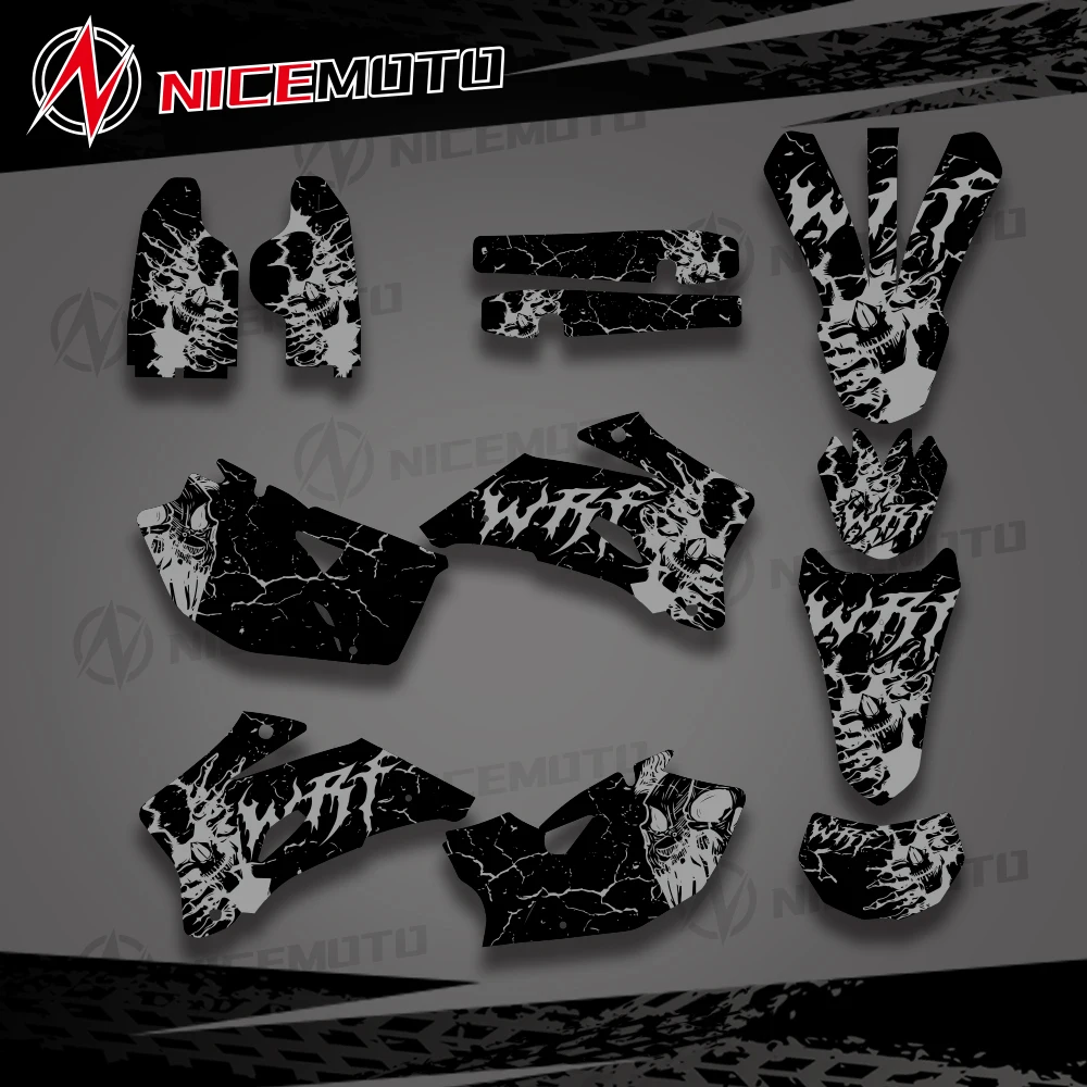 Fairing For YAMAHA WR250F WR450F WRF 250 450 WR 250F 450F 2007 2008 2009 2010 2011 Motorcycle Graphics Background Decals Sticker view 2