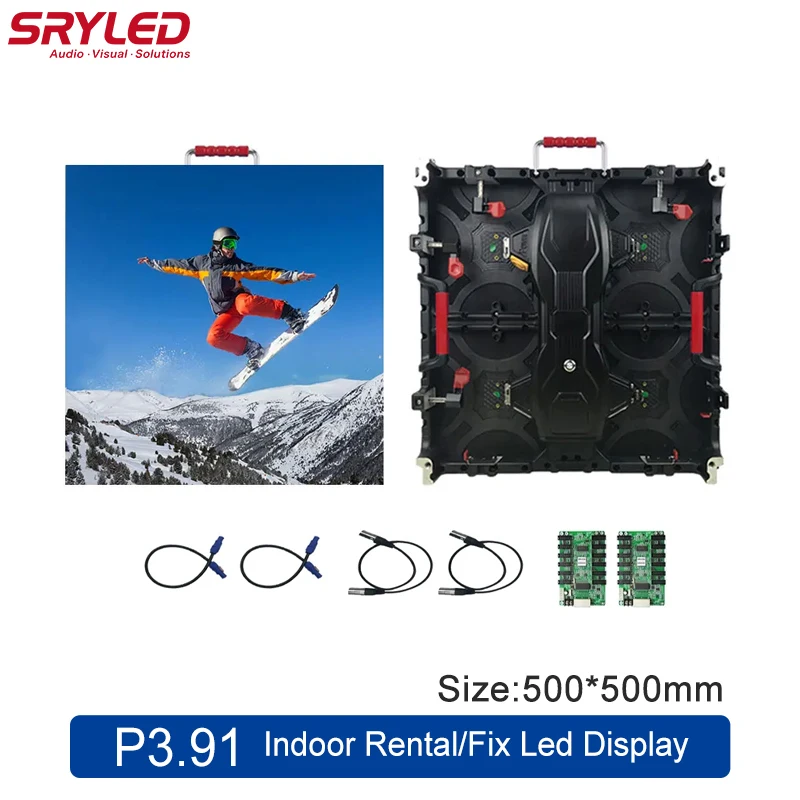 3m x 2m Indoor Led Panel Portable P3.91 Concerts Full Color Advertising Backdrop Rental Led Display Screen