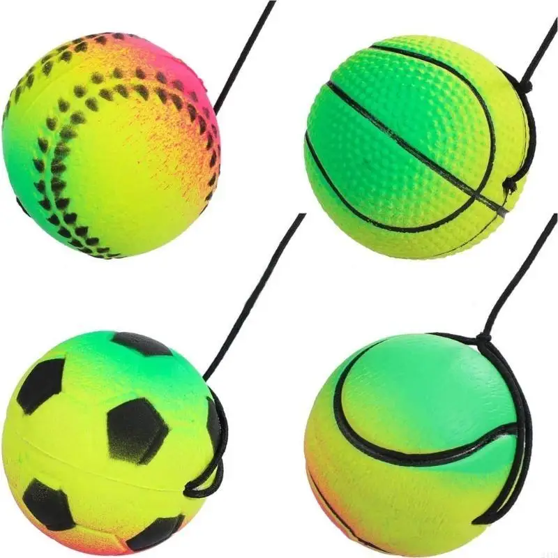 أقواس قوس قزح يدوية تمارس الكرة متعددة الألوان كرة مرنة كرات الصالة الرياضية