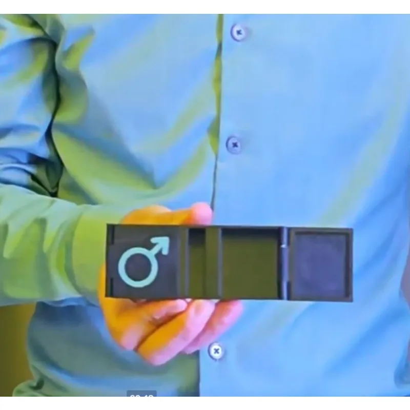 خدعة سحرية لصندوق العملات المعدنية منزلق وتفريغ - دعامة وهمية مضحكة للمسرح للسحرة والحفلات وأداة أداء الإحماء