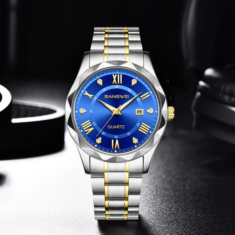 LIGE Luxury Men's Watches Fashion Business Casual Quartz Wristwatch for Men Waterproof Auto Date Stainless Band Reloj Hombre+Box