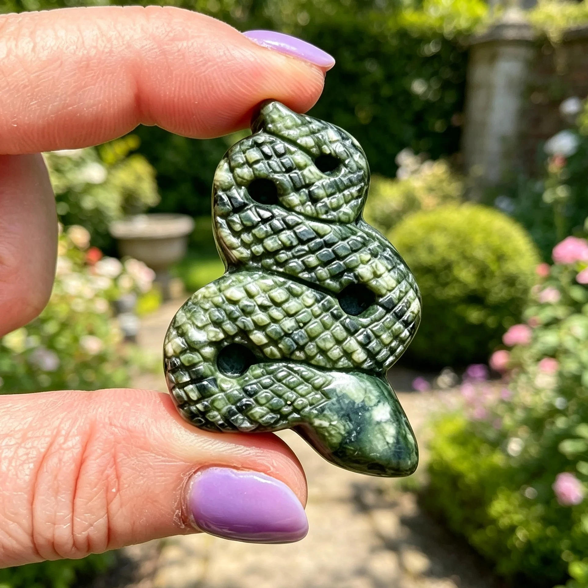 1PC Natural Multicolor xiuyu Fluorite Snake Hand Carved Polished Quartz Crystal Animal Reiki Stone Natural Stones Lucky Stone