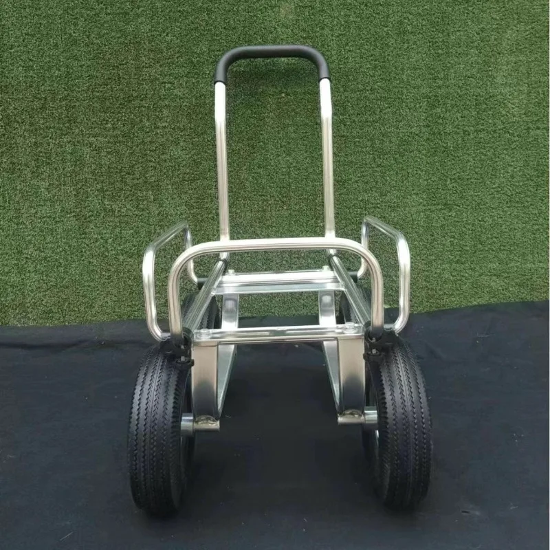 800 * 440 load 75kg 10 inch aluminum four-wheel multi-function cart silent flat trolley