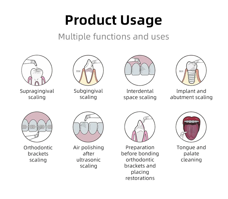 Dental Air Prophy Unit Zahnaufhellung/Reinigung Spary Jet Airflow Zahnmedizin Mundhygiene Sandstrahlgerät Poliermaschine – Detail 3