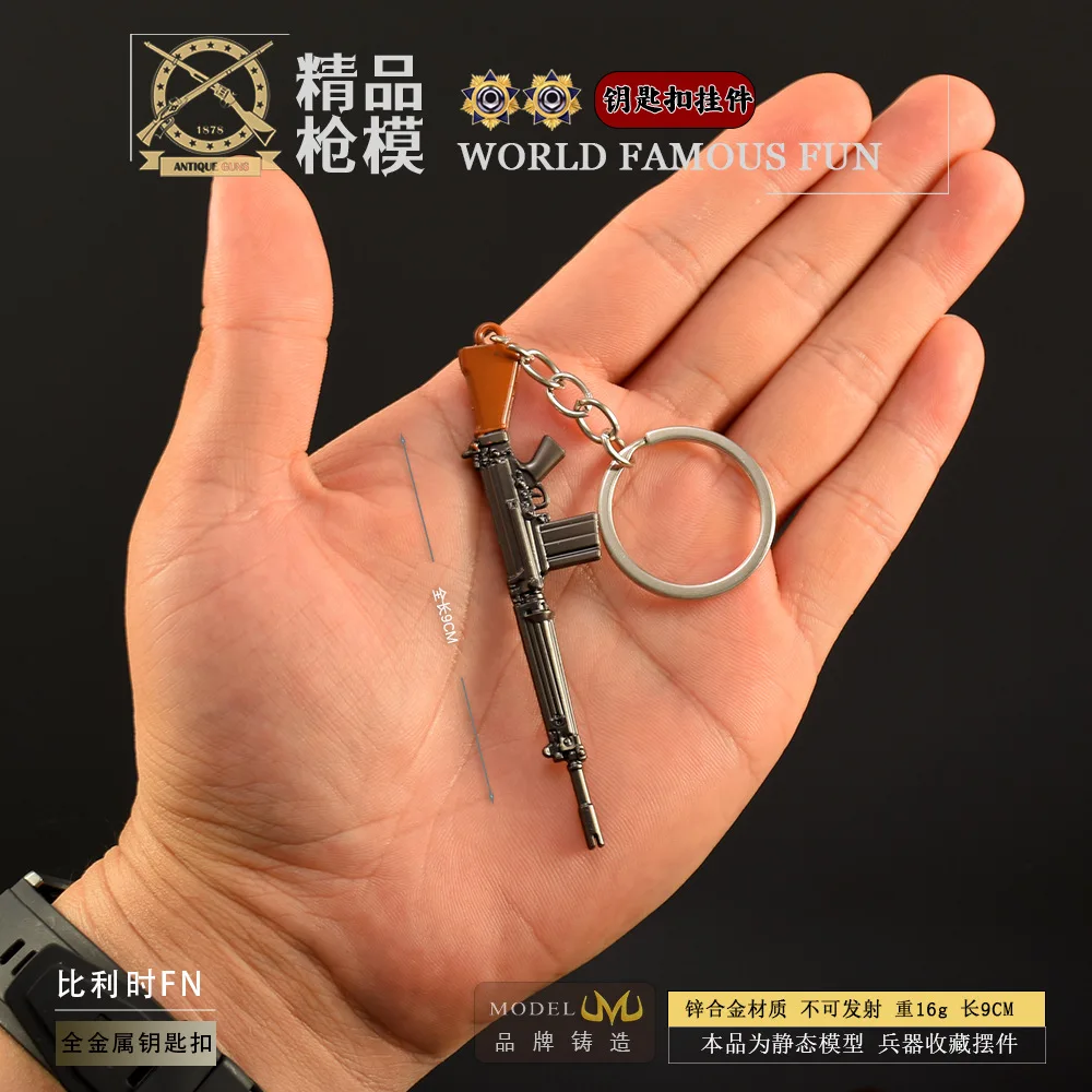 Pistola battaglia EVA-8 DEVOTION LMG Heirloom Arma Gioco Periferico Metallo Mitragliatrice Arma Modello Portachiavi Ornamento Regali Giocattoli