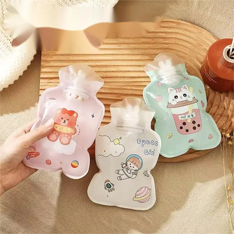 Warm water bag  Cartoon Portable Hand Warmer Girls Pocket Hand Feet Hot Water Bags