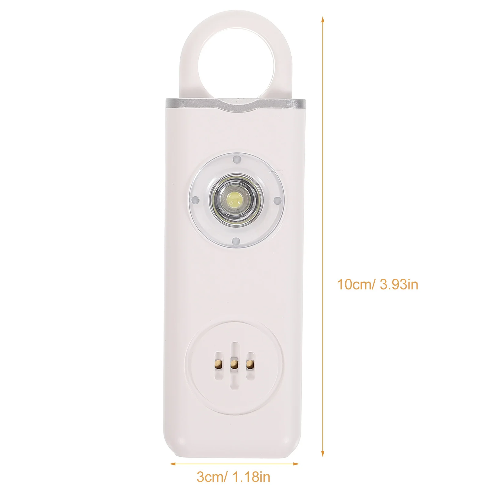 1Set Safety Alarm Keychain for Personal Portable Personal Safety Alarm Long Life Easy One Button