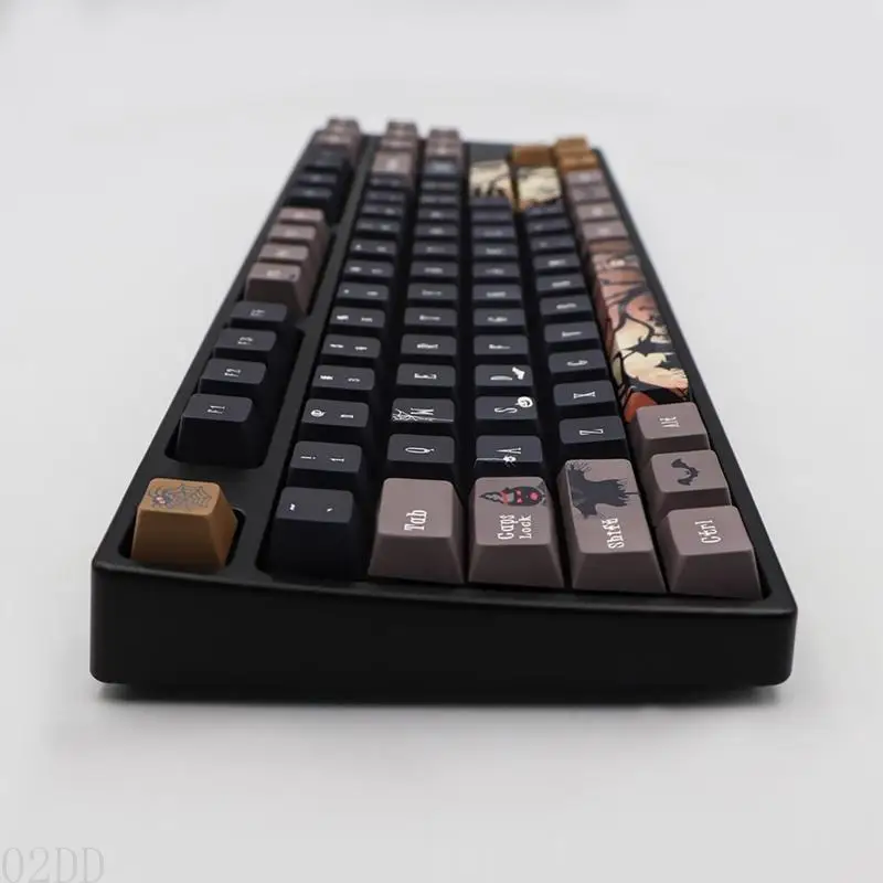 AP28 136-Key Cherry Profile Keycaps PBT  Space Keycaps for MX  Mechanical Keyboard ANSI 61 63 64 84 108 Layout