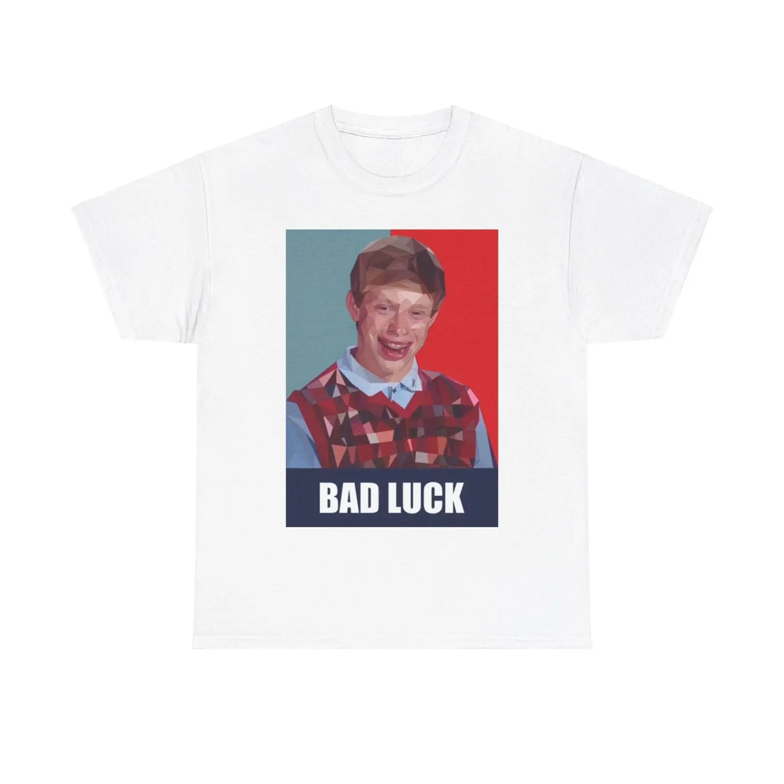 Funny meme Bad Luck T Shirt Year Book Photo Heavy Cotton