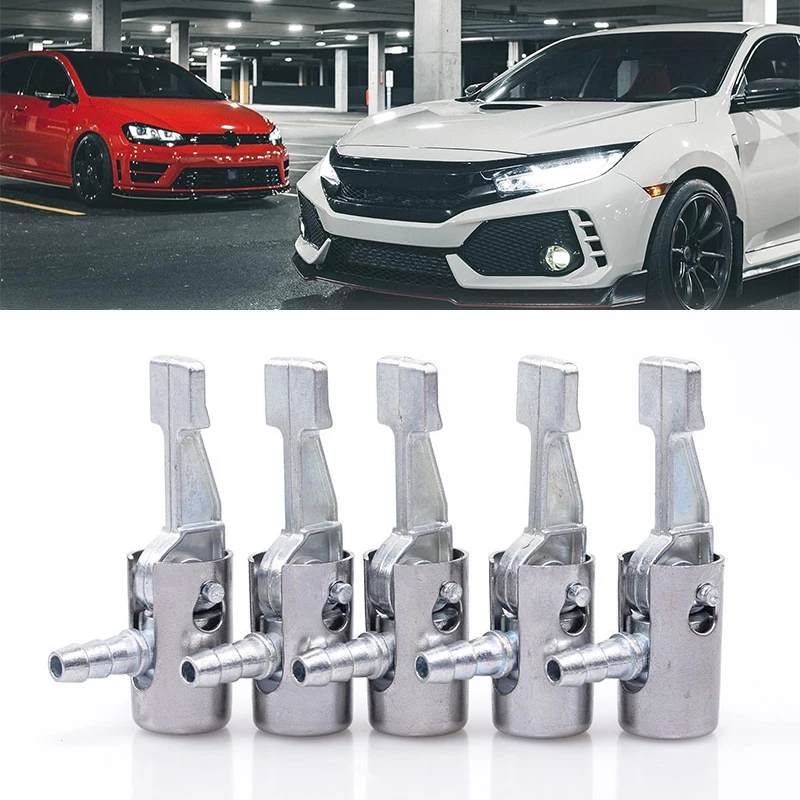 

6mm Locking Air Chuck Metal Schrader Valve Inflator Adapter for Bike Motorcycle Car Tire Pump, Air Hose Nozzle Accessory