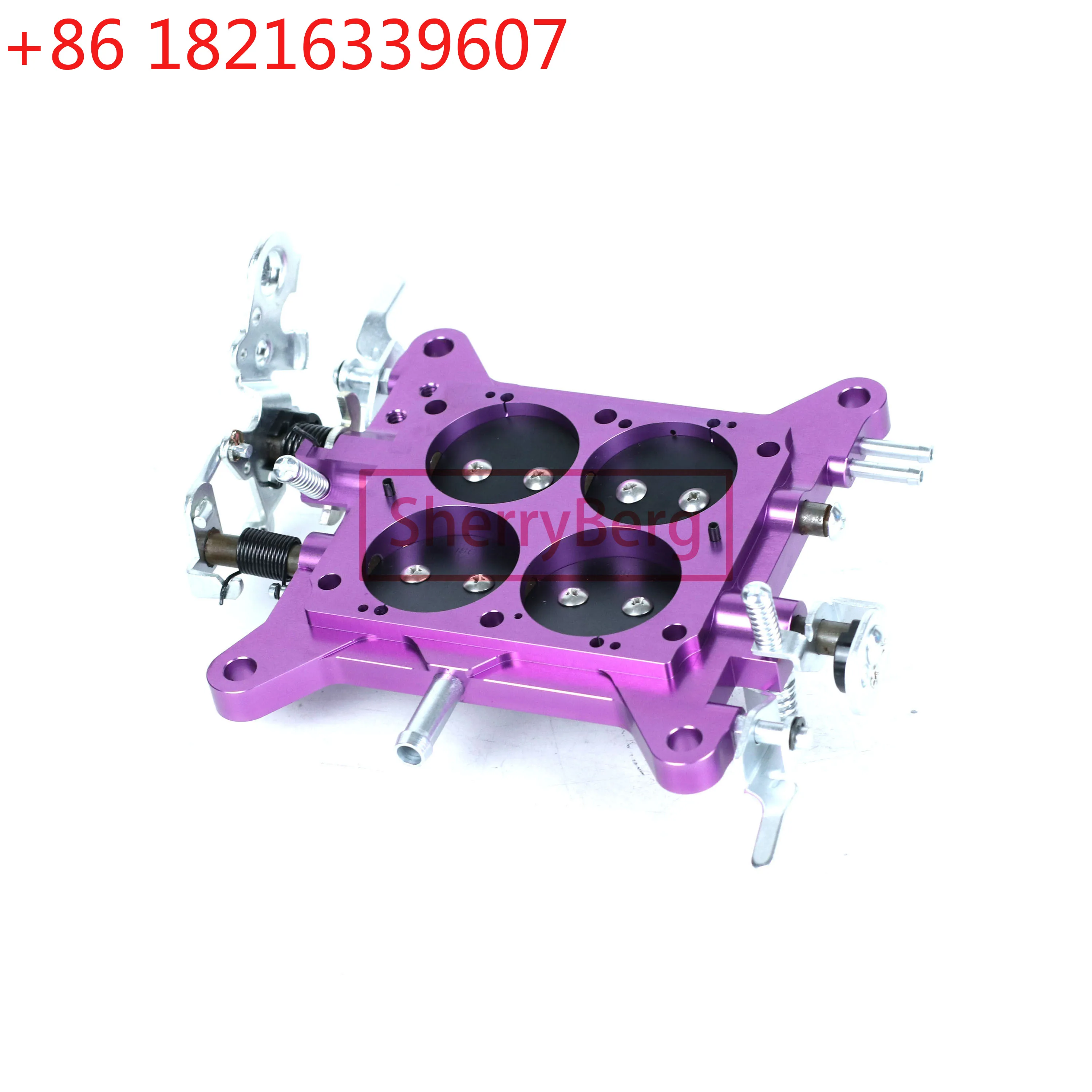 TAO purple Carburador Carburetor Carb Proform Billet Throttle Base Plate Fits FOR 850CFM & 950CFM Carburettors PR6715