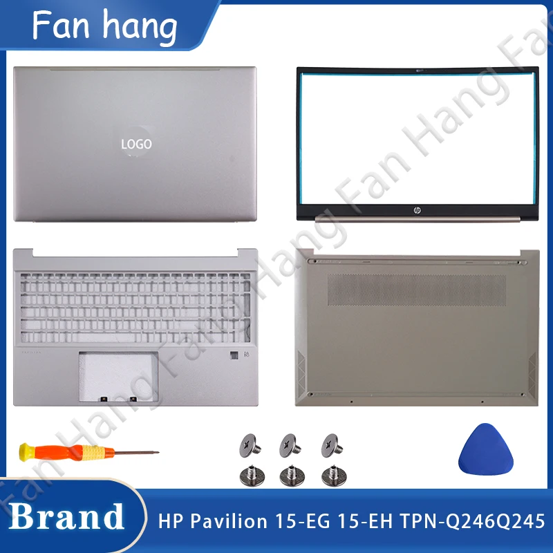 

Новая задняя крышка для HP Pavilion 15-EG 15-EH TPN-Q246Q245 LCD, задняя зеркальная крышка, передняя панель, Упор для рук, сменная Нижняя крышка