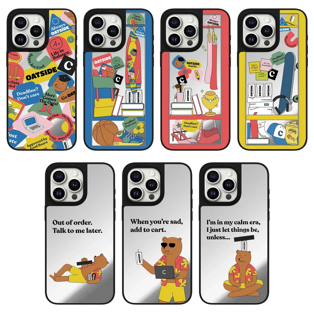 

Talk To Me Later Magnetic Mirror Surface Phone Case Cover for IPhone 12 13 14 15 16 Pro Max Case