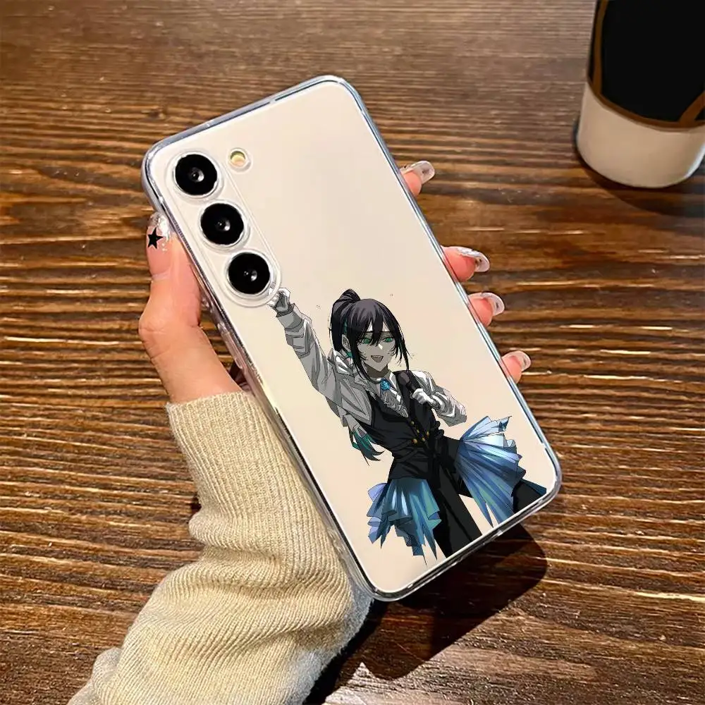 

Ado S-Singer C-Ctue Phone Case For SamsungA10 A12 A31 A40 A70 Transparent Cover Case