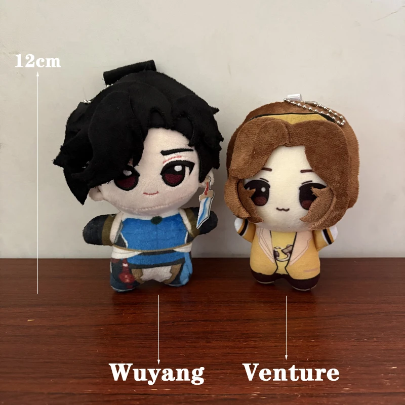 12cm Animal Game Overwatch Peripherals Character Wuyang Venture Plush Toy Keychain Funny Bag Backpack Pendant Decor Plushie Doll view 2