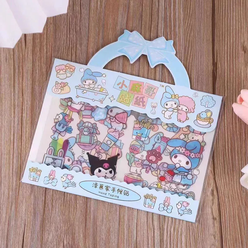 30 Pack/Lot Sanrio Cartoon Kuromi Melody Sticker Cute Scrapbooking DIY Diary Trang trí Sticker Album Stick Label