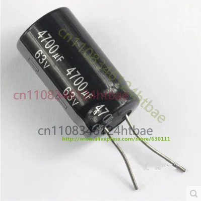 

For 63V 4700UF Radial Aluminum Electrolytic Capacitor 22×40mm Low ESR Industrial Power Supply Capacitor 50PCS