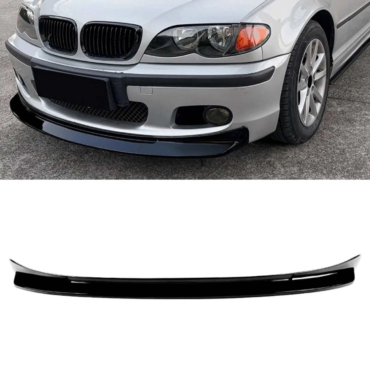 Für BMW 3er E46 M Sport 1998-2005 Auto Frontstoßstange Spoilerlippe Diffusor Modifikationsteil Stoßstangenschutz Zubehör
