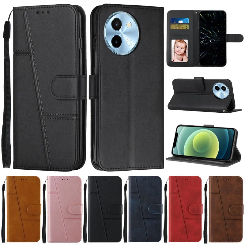 For VIVO Y38 Case Flip Wallet Book Cover for Coque Vivo Y38 Leather Protect Phone Case on sFor VIVOY38 Y 38 Y36 5G Shell Funda