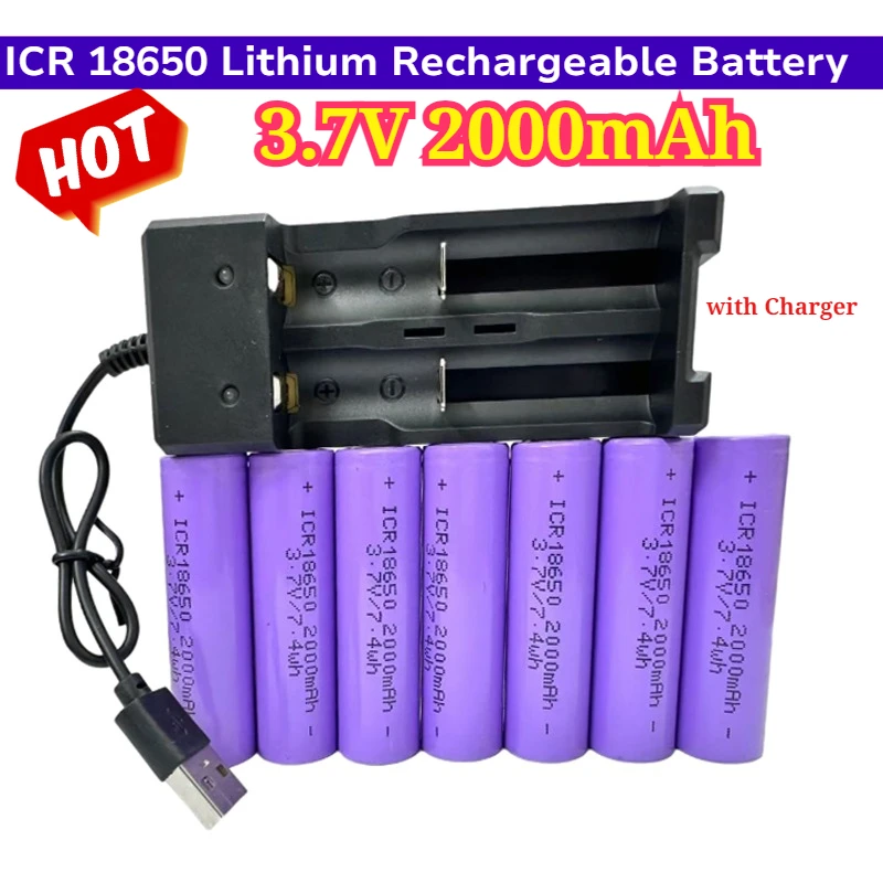 Icr 18650 3.7V Batt… - image