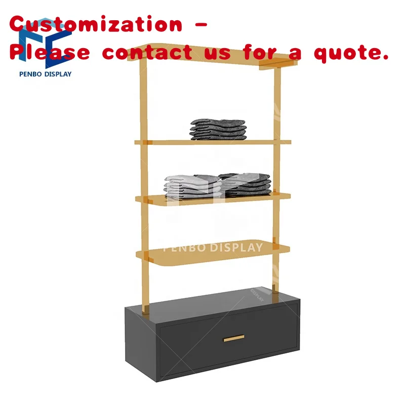 custom.Black Clothing Rail Display Shop Interior Design Men Clothes Shop Showcase Furniture Black and Garment Racks Sto