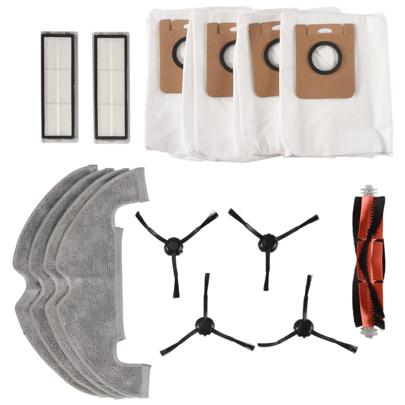 Запчасти EAS-Robot, основная щетка, боковая щетка, Hepa-фильтр, швабра, мешок для пыли для Xiaomi Dreame Bot D10 Plus RLS3D