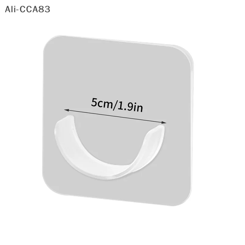 

4Pcs/set ABS Wall Adhesive Stickers for Bathroom Shower Rod Strong Curtain Rod Bracket Holder Hooks For Tension Retainer